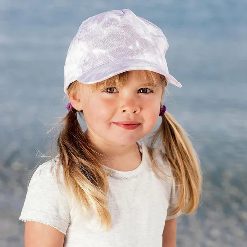 Vista 2 de JAN & JUL Gorra de béisbol de algodón UPF 50+ (bebé, niño pequeño, niños)