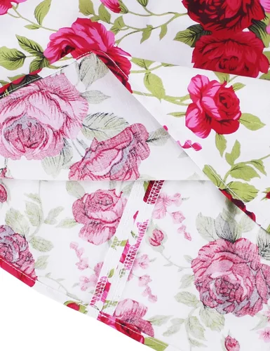 Vista 23 de Vestido de verano para niña, de algodón, con diseño floral