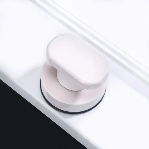 Vista 9 de Mango de cristal con ventosa para puertas correderas, ventanas, armarios, terrazas, duchas, no requiere taladrar