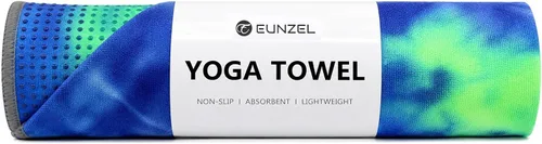 Vista 16 de Eunzel Toalla de yoga, toalla para esterilla de yoga caliente con puntos de agarre, absorbente de sudor, antideslizante, para yoga caliente, pilates
