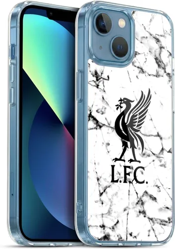 Vista 57 de Oficial LIVERPOOL Football Club 2017/18 Mármol Soft Gel Case para iPhone de Apple 7 Plus/8 PLUS Escudo negro.