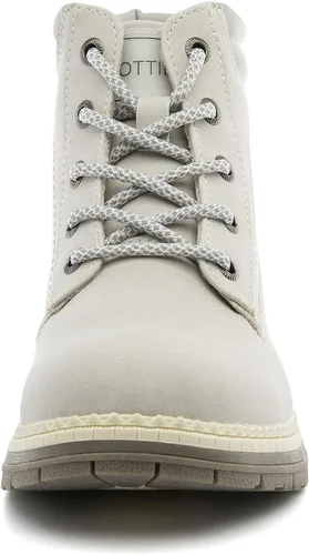 Vista 5 de Botas de trabajo de senderismo impermeables para mujer, botas tácticas de trekking para mochileros, botas de invierno para combate, nieve