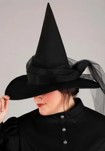 Vista 5 de Disfraz de bruja para mujer de lujo, talla grande