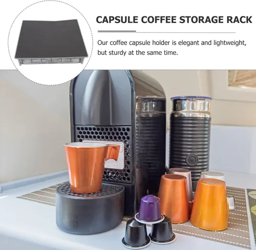 Vista 6 de Hemoton Cajón para cápsulas de café, compatible con K-Cups, 36 soportes, no enrollable, compacto debajo de la cafetera, cajón deslizante