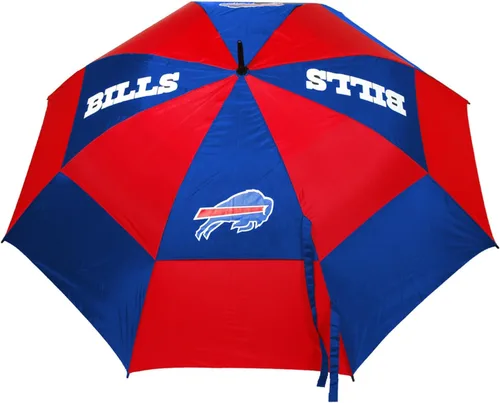 Vista 11 de Team Golf NFL San Francisco 49ers - Paraguas de golf de 62 pulgadas con funda protectora, diseño de protección contra el viento de doble toldo