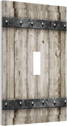 Vista 106 de Placa de pared eléctrica de 1 gang sin dispositivo en blanco, bohemio naranja vintage años 70 60s beige amanecer puesta de sol mediados de siglo