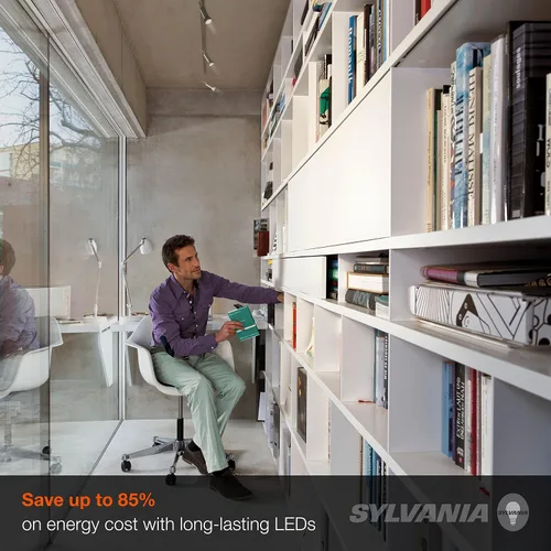 Vista 5 de Sylvania MR16 - Bombilla LED de inundación y puntos, 5 W, equivalente a 35 W, no regulable, 350 lúmenes, 3000 K, color blanco, paquete de 3 (79129)