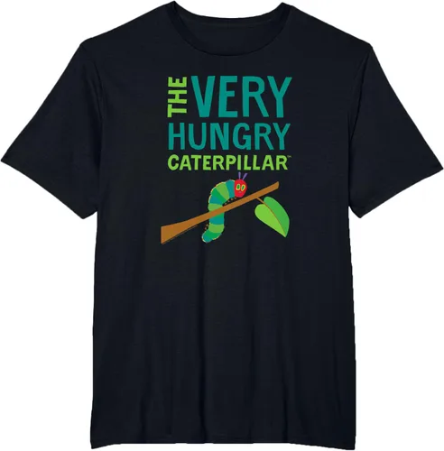 Vista 23 de Camiseta infantil The Very Hungry Caterpillar Negro