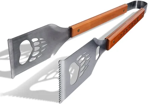 Vista 22 de YouTheFan NCAA Grill-A-Tong - Pinzas para barbacoa de acero inoxidable cortadas con láser