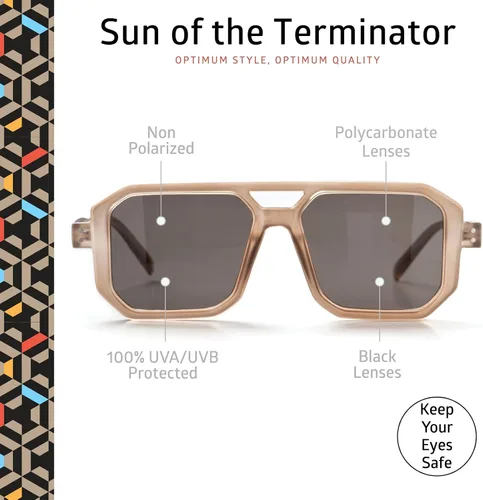 Vista 66 de OPTIMUM OPTICAL Gafas de sol protectoras UV atemporales para hombres y mujeres