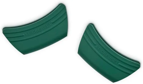 Vista 2 de Le Creuset Silicone Set of 2 Handle Grips, 5" x 2 1/2" Each, Artichaut