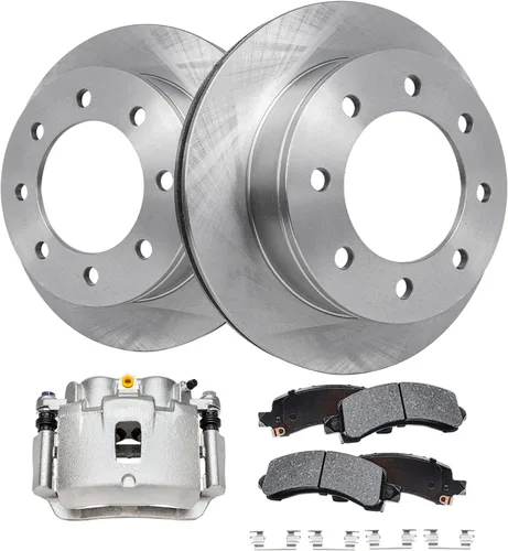 Vista 9 de Detroit Axle - 4 rotores de freno para Ford 1994-2004 Mustang, rotores de freno de disco delanteros y traseros 1995 1996 1997 1998 1999 2000 2001