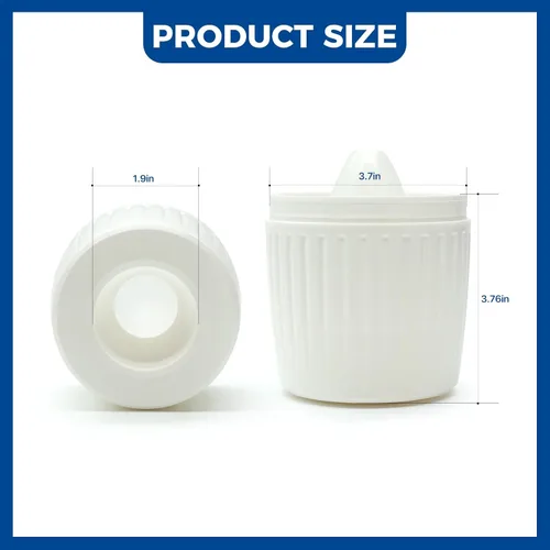 Vista 4 de Taza dispensadora de suavizante de tela compatible con lavadoras de carga superior Whirlpool - Taza dispensadora de suavizante de tela para lavadora