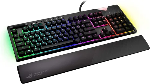 Vista 5 de ASUS ROG Strix Flare Call of Duty Black Ops 4 Edition Mechanical Gaming Keyboard Certified Refurbished
