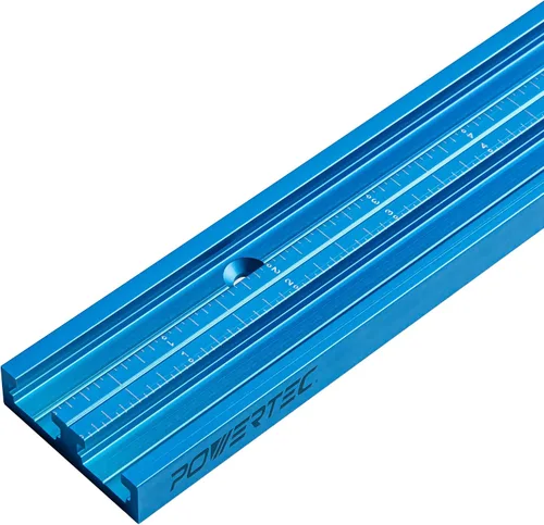 Vista 8 de POWERTEC 71888 Kit de Perillas de Riel en T y Tope Abatible para Valla de 3", con Pernos Hexagonales de 1/4"-20 x 1-1/2" y Arandelas de 1/4", Kit
