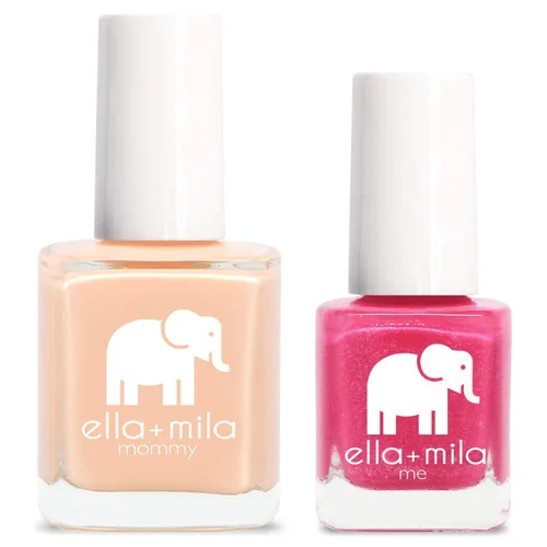 Vista 15 de ella+mila Mommy & Me Set de Esmalte de Uñas - Esmalte de uñas Resistente a las Astillas, de Larga Duración y de Secado Rápido, Set de Esmalte