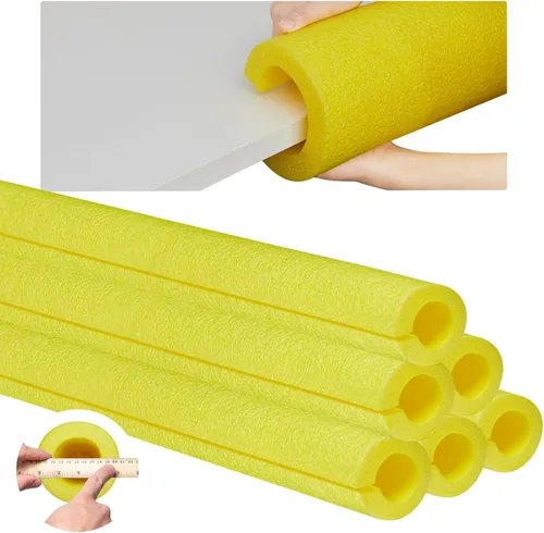 Vista 8 de Hanaive 4 fideos de espuma de piscina jumbo a granel de 40 pulgadas x 4.1 pulgadas, tubo de fideos de natación grandes de núcleo hueco para Negro