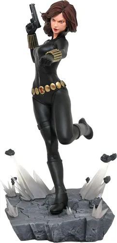 Vista 2 de Diamond Select Toys Colección Marvel Premier: estatua de resina Black Widow, multicolor, 11 pulgadas