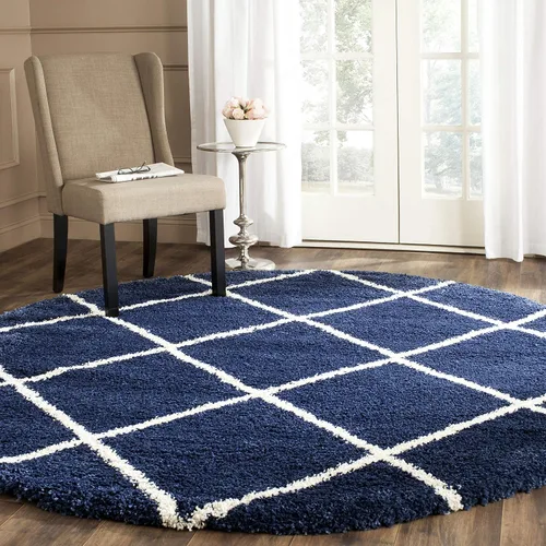 Vista 127 de SAFAVIEH Hudson Shag Collection - Alfombra decorativa de 2 x 3 pies, color beige y marfil, diseño moderno de enrejado, no desprende pelusa