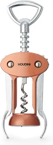 Vista 3 de Houdini Sacacorchos con alas clásicas, cobre
