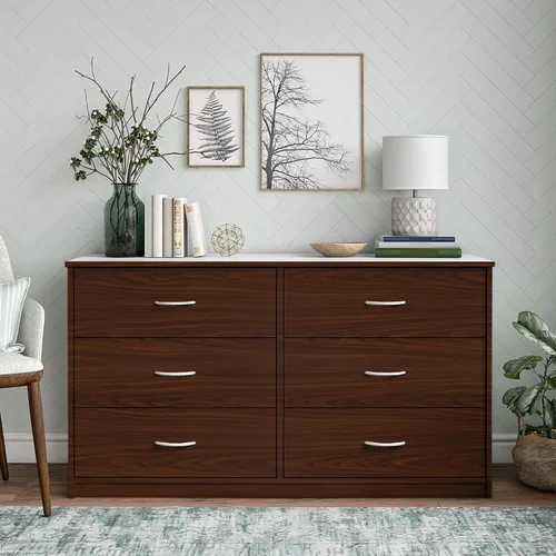 Vista 3 de Decoroom Papel de contacto de grano de madera, nogal oscuro, papel de contacto para encimeras, aspecto de madera, envoltura de vinilo autoadhesiva