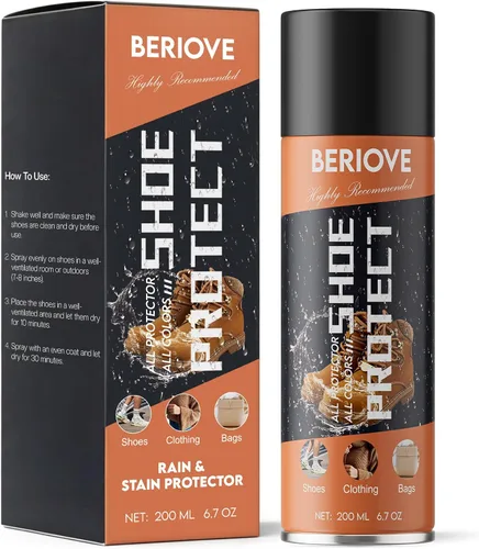 Vista 14 de Protect Shoe Protector Spray - 6.7 OZ Waterproofing Spray Rain & Stain Waterproof Nano Protection for Leather, Suede, Sneaker