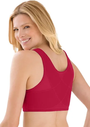 Vista 2 de Comfort Choice Sujetador de postura sin aros con cierre frontal de talla grande para mujer