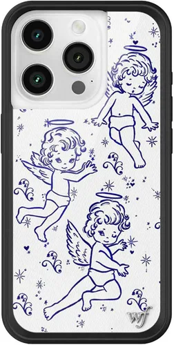 Vista 63 de Wildflower - Fundas compatibles con Apple iPhone 15 Pro Protector de goma negro, certificado de prueba de caída de 4 pies, propiedad de mujeres