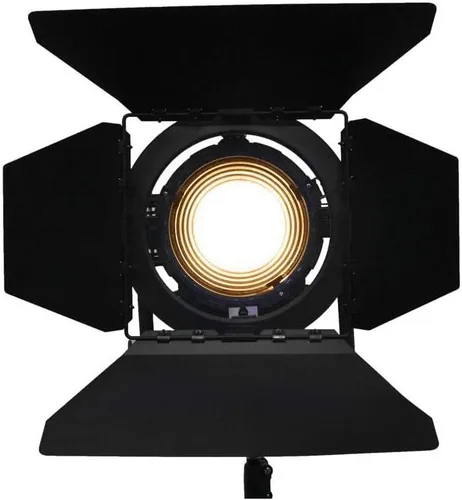 Vista 7 de Dracast Fresnel Studio Series LED2000 Luz bicolor Ángulo de haz ajustable de 15-60 grados 3000K - 6500K CCT bicolor Adj 0% - 100%