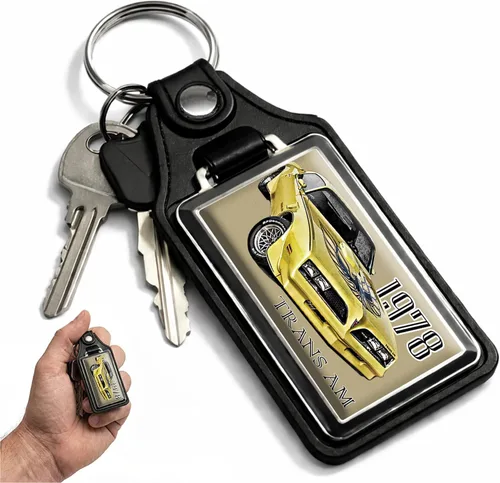 Vista 15 de Brotherhood Car Key Chain for Trans Am Firebird - Classic Models Keychain for Men and Women Gift Key Ring