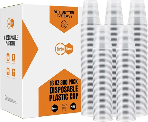 Vista 8 de Paquete de 300 vasos de plástico transparente de 3 onzas, vasos desechables para enjuague bucal para baño, pequeños vasos de plástico para expreso