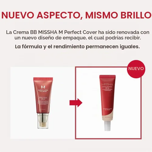 Vista 3 de Crema BB M de cobertura perfecta, SPF42/PA+++ (No.25/Beige cálido)