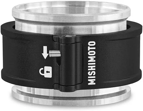 Vista 9 de Mishimoto MMCLAMP-QD-25CL Montaje de abrazadera de liberación rápida, 2.5" Plata