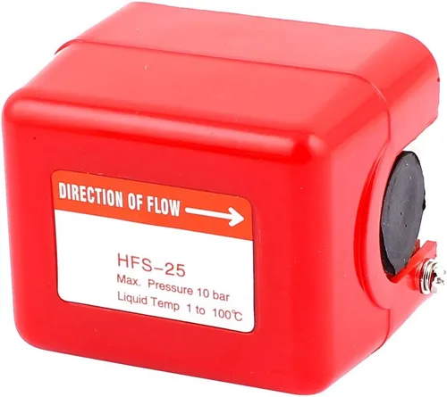 Vista 2 de uxcell HFS-25 SPDT G1 Interruptor de presión de control de flujo de agua de rosca Caudalímetro