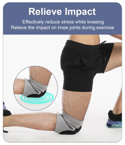 Vista 5 de Rodilleras para mujeres y hombres, rodilleras de baile de voleibol para mujeres y hombres, rodilleras de lucha libre, equipo de lucha, almohadilla