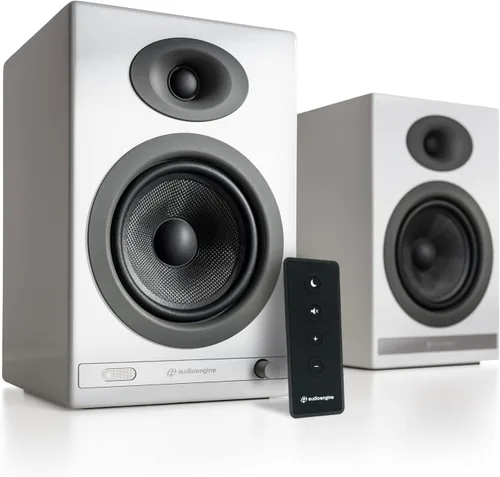 Vista 13 de Audioengine Altavoces inalámbricos A5+ para estantería - Altavoces Bambú