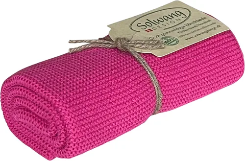 Vista 53 de Solwang 100% algodón orgánico certificado fabricado en la India Toalla de cocina/mano de diseño danés (verde ártico orgánico)