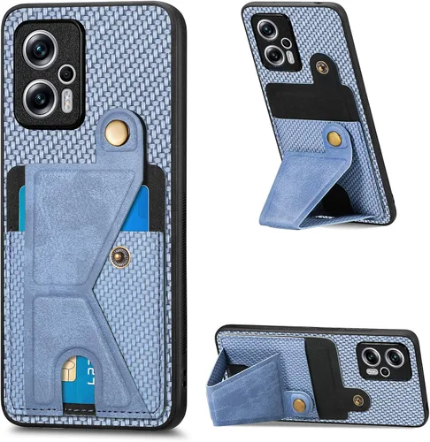 Vista 181 de Funda para Oppo K10x / OnePlus Nord CE 2 Lite 5G Funda para Realme 9 5G / 9 Pro / Q5 / V25 Funda de piel sintética con ranuras para tarjetas