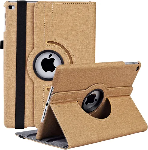 Vista 22 de Funda giratoria para iPad de 9.7 pulgadas 2018 2017 / Funda para iPad Air 2 - Funda protectora con soporte giratorio de 360 grados y función