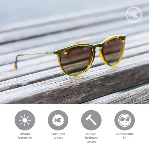 Vista 2 de Knockaround Mary Janes Polarized Sunglasses for Men & Women - Impact Resistant Lenses & Full UV400 Protection