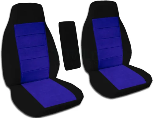 Vista 21 de Totally Covers Compatible con Ford Ranger 1998-2003/Mazda Serie B 1998-2000 de dos tonos con funda de reposabrazos central: negro y azul