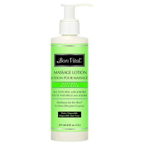 Vista 11 de Loción Bon Vital para masaje de coco, 1 galón, fórmula ligera con aceite de coco fraccionado puro, loción profesional para terapia, hidratante y sin