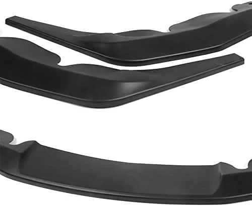 Vista 6 de Kit de 3 bordes de parachoques delantero compatibles con Toyota Supra A90 2019-2026, alerón de protección divisor estilo STP, difusor de aire