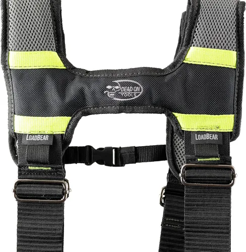 Vista 12 de Dead On Herramientas - Cinturón de herramientas de 1680 Denier Poly Framer con tirantes (HDP369857), negro