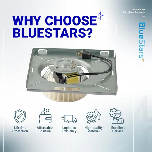 Vista 8 de BlueStars 769RL B Unit, S0504B000 - Conjunto de motor para Broan Nutone 769RL, 763RL, 769RL-R01, 757, 769RFT-R01, VF707RCN, 765RL, 763RL-R01