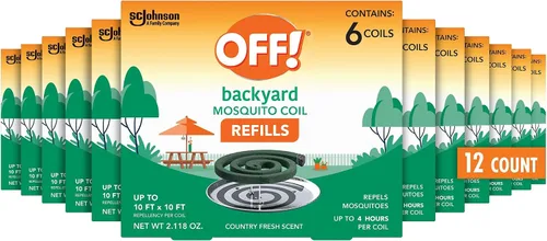 Vista 14 de OFF! Repuestos de bobina de mosquitos para patio y áreas exteriores de patio trasero repelen mosquitos, 6 unidades (paquete de 1)