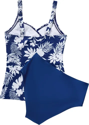 Vista 58 de SUUKSESS Traje de baño tankini sexy con efecto de realce y control de abdomen para mujer