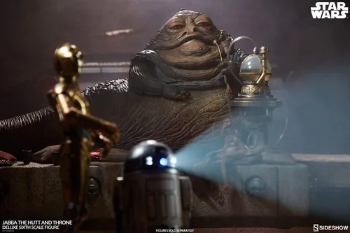 Vista 3 de Sideshow Collectibles Star Wars Jabba The Hutt Throne Deluxe - Figura de escala 1/6