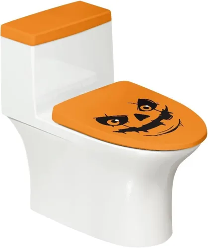 Vista 23 de Funda de asiento de inodoro de mármol blanco dorado para baño, cubierta de tapa de tanque de inodoro suave, 2 piezas, fundas de inodoro con tela