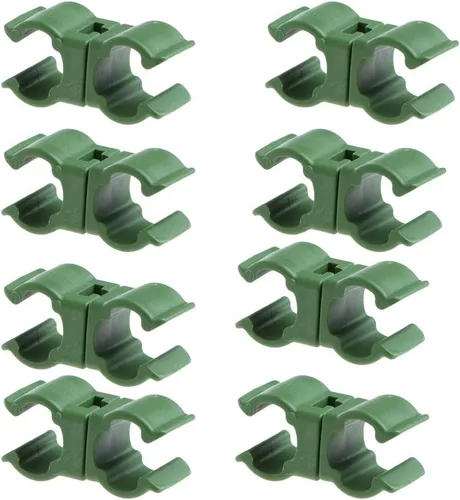 Vista 7 de 50 clips giratorios para conectores de plantas, enrejado de jardín, hebilla de soporte para jaula de tomate, escalada, ratán, vid